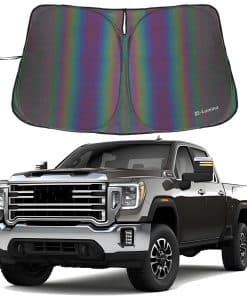 D-Lumina Protector Solar para Parabrisas - -Negro y Colorido