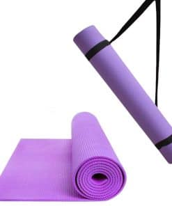 Tapete de Yoga Grueso para Ejercicio & Pilates -Púrpura