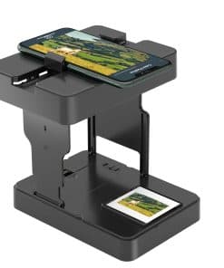 Escáner de película móvil 35mm, Visor de diapositivas y