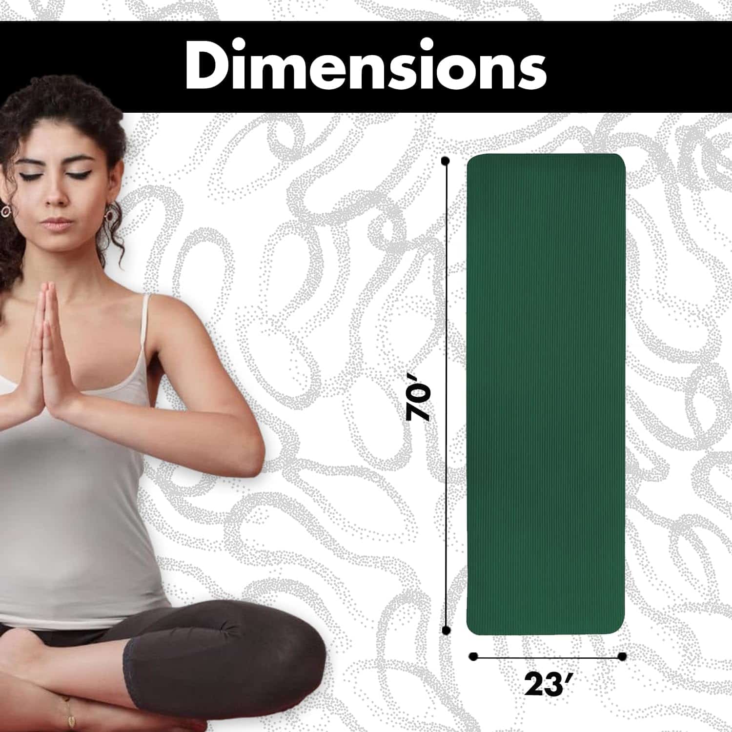 Tapete de Yoga Grueso para Ejercicio & Pilates � Tapetes de - Imagen 5