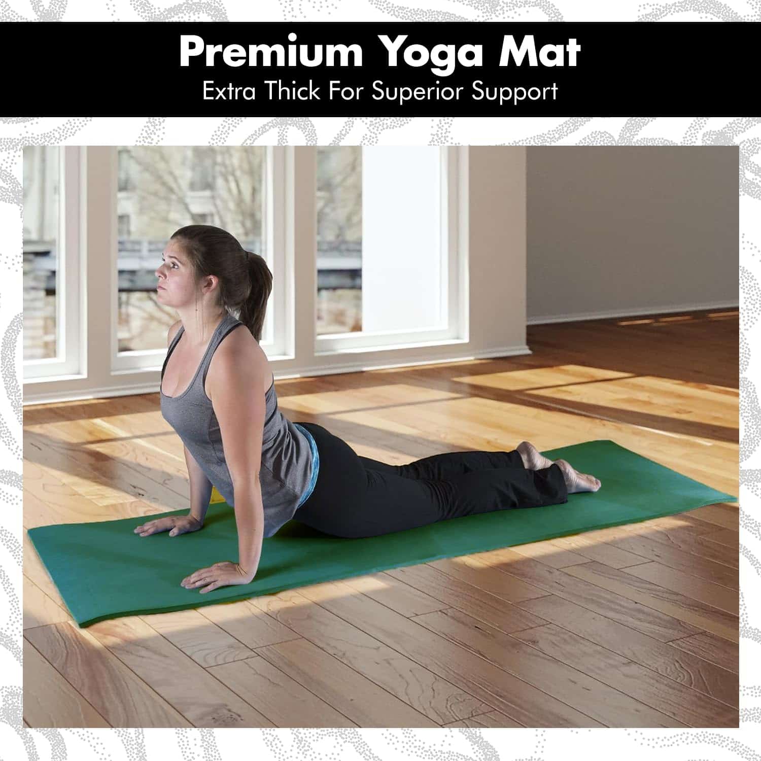 Tapete de Yoga Grueso para Ejercicio & Pilates � Tapetes de - Imagen 3