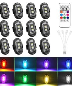 Luces Estroboscópicas LED RGB Inalámbricas con Control