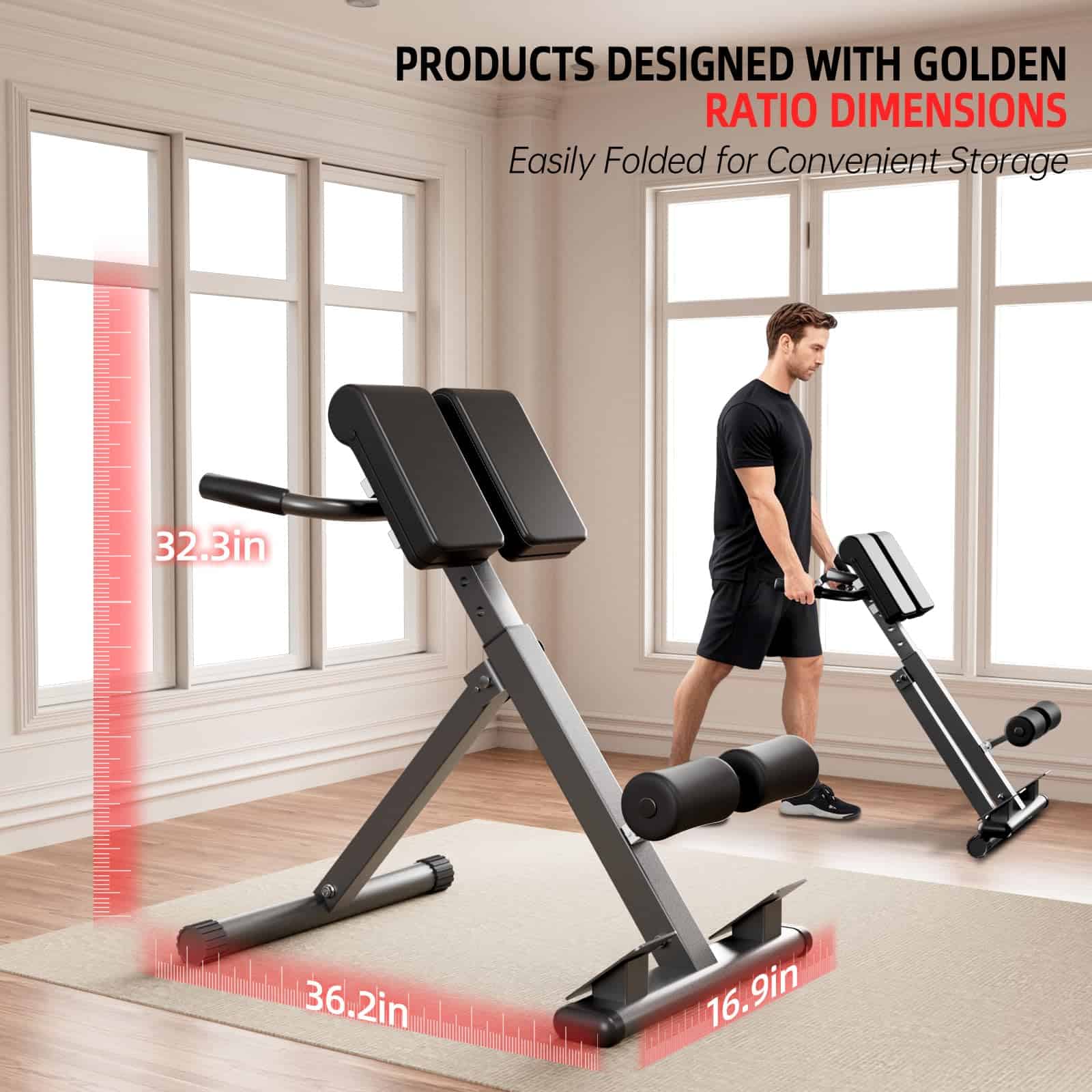 Banco de hiperextensión FITKS360 - Banco de extensión - Imagen 5