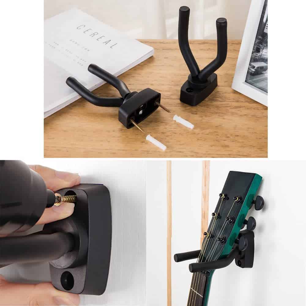 20pcs Soportes de Guitarra Gisedkle, Colgador de Pared para - Imagen 4