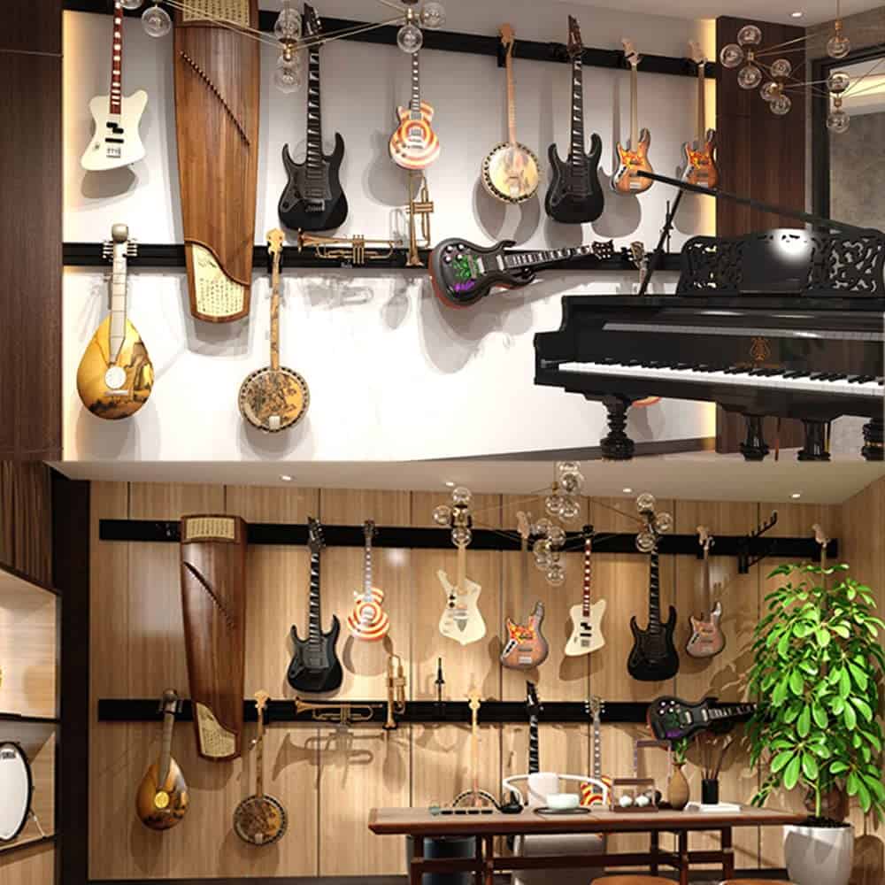 20pcs Soportes de Guitarra Gisedkle, Colgador de Pared para - Imagen 6