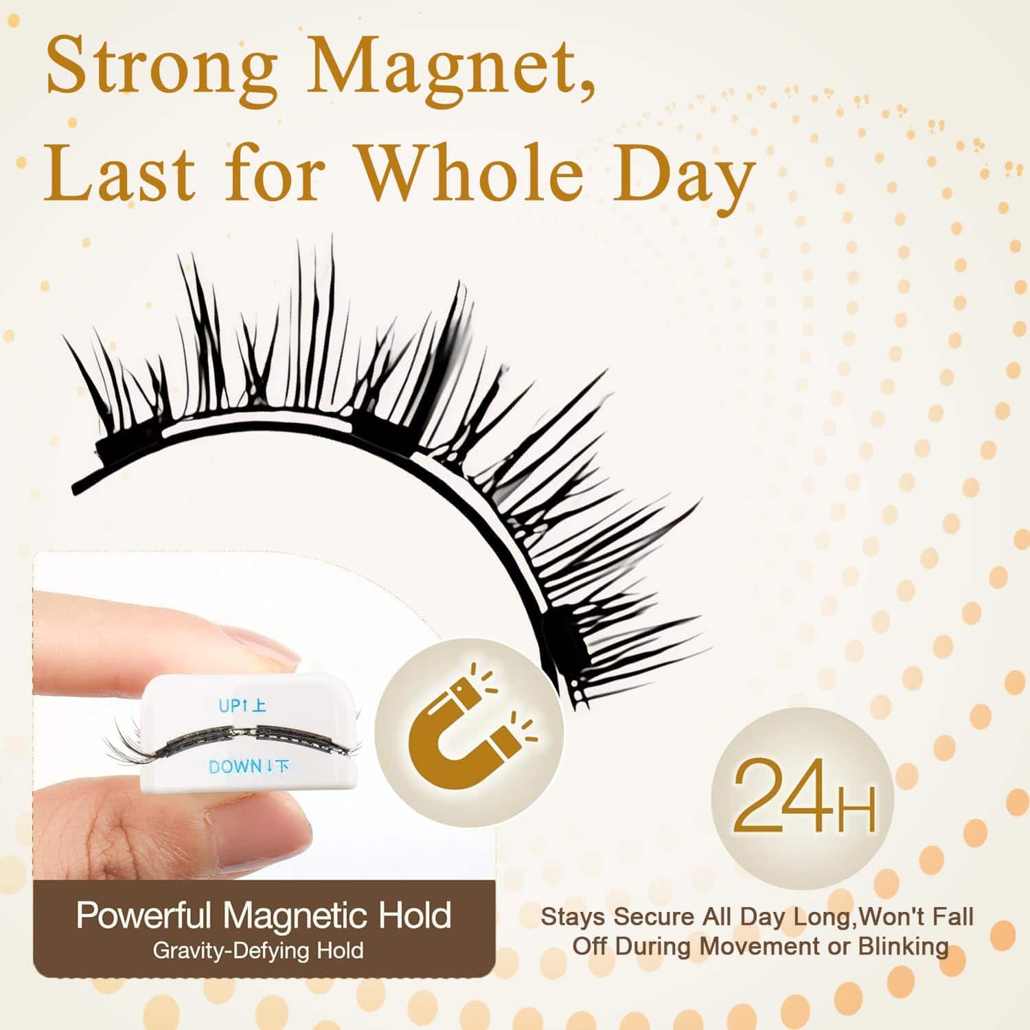 Ginani Magnetic Lashes Kit - Pestañas Magnéticas con - Imagen 4