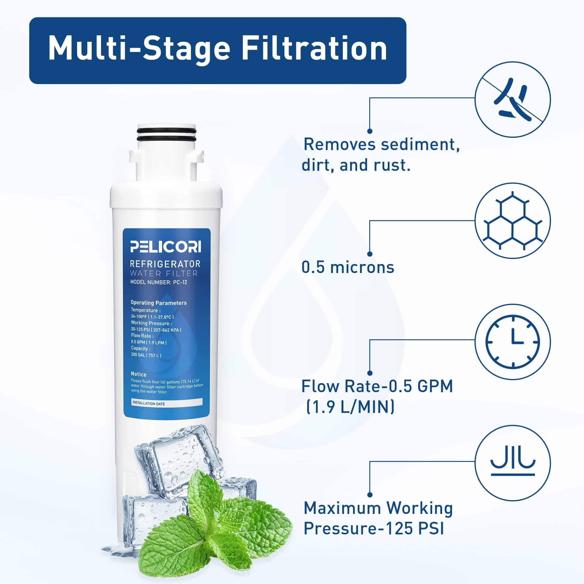 Filtro PeliCori MIWF6200/MF-2008-R2, -Blanco - Imagen 3