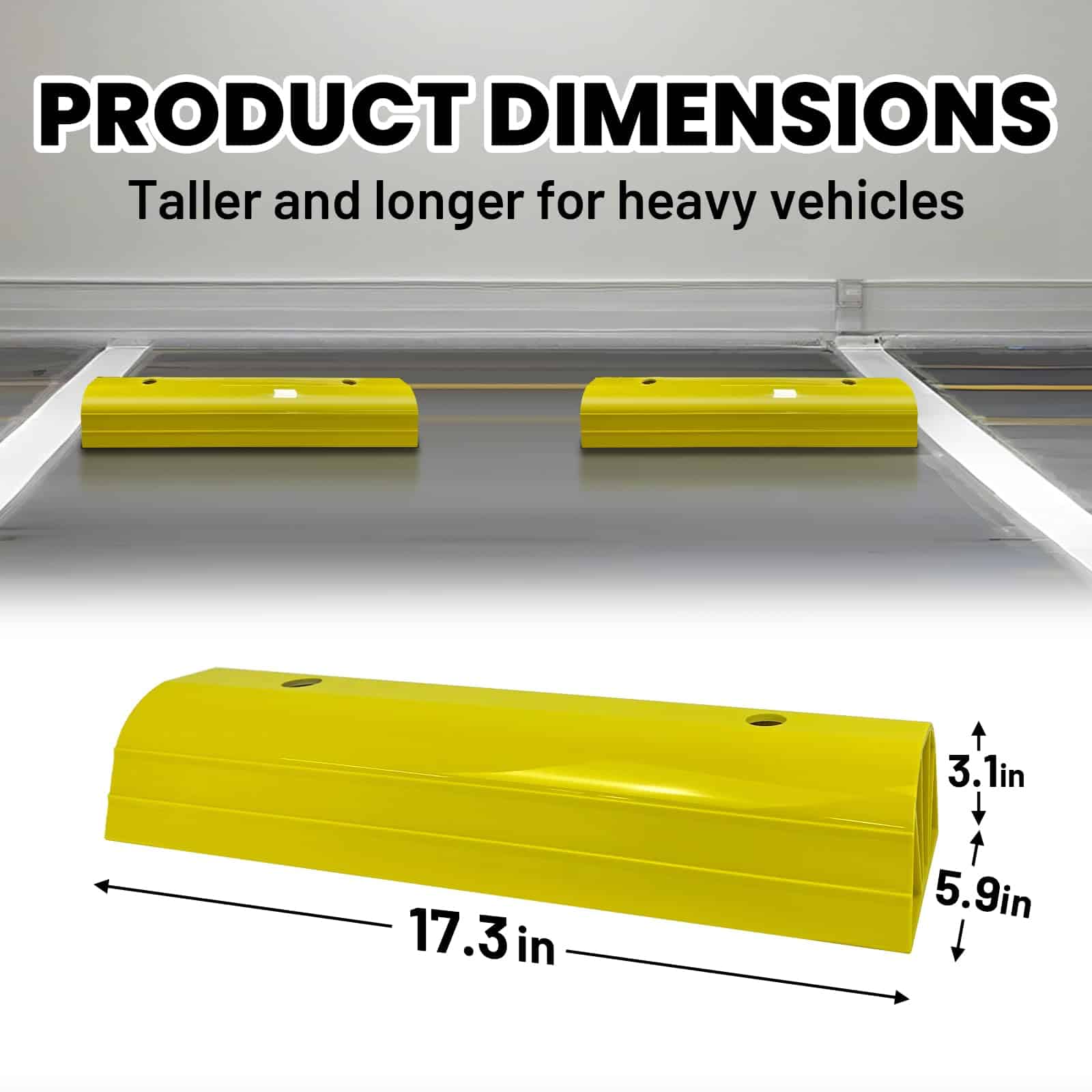 Tope de estacionamiento ROBLOCK para garajes domésticos y - Imagen 3