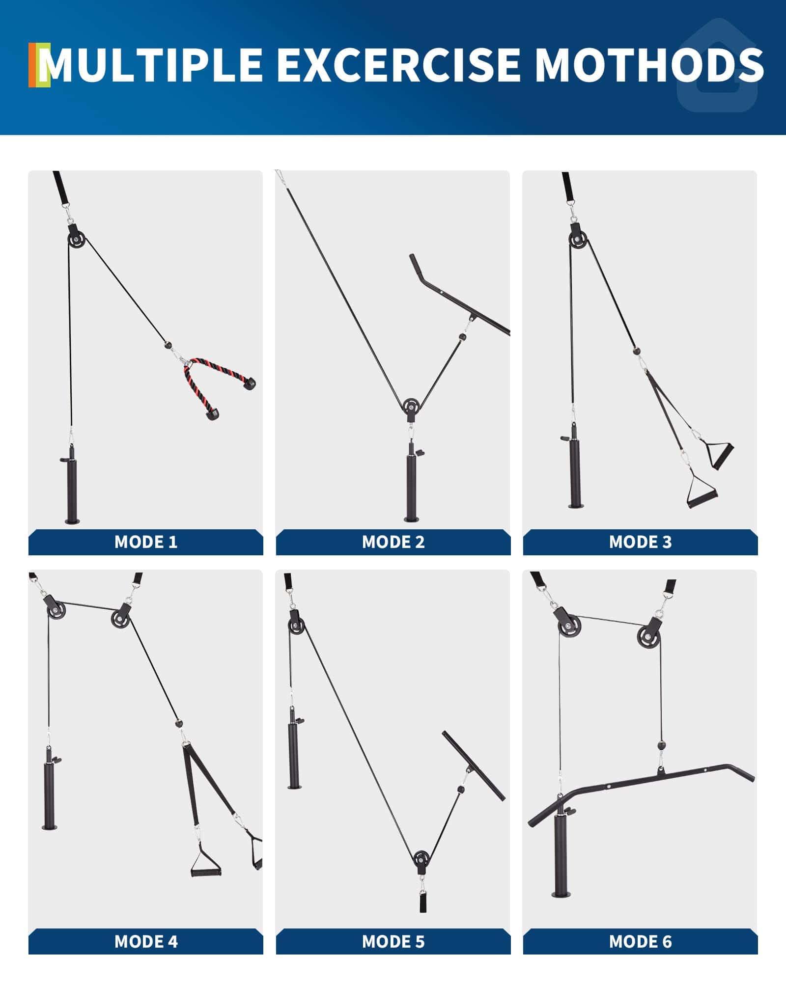Sistema de Poleas para Gimnasio GarveeLife, Accesorios de - Imagen 5