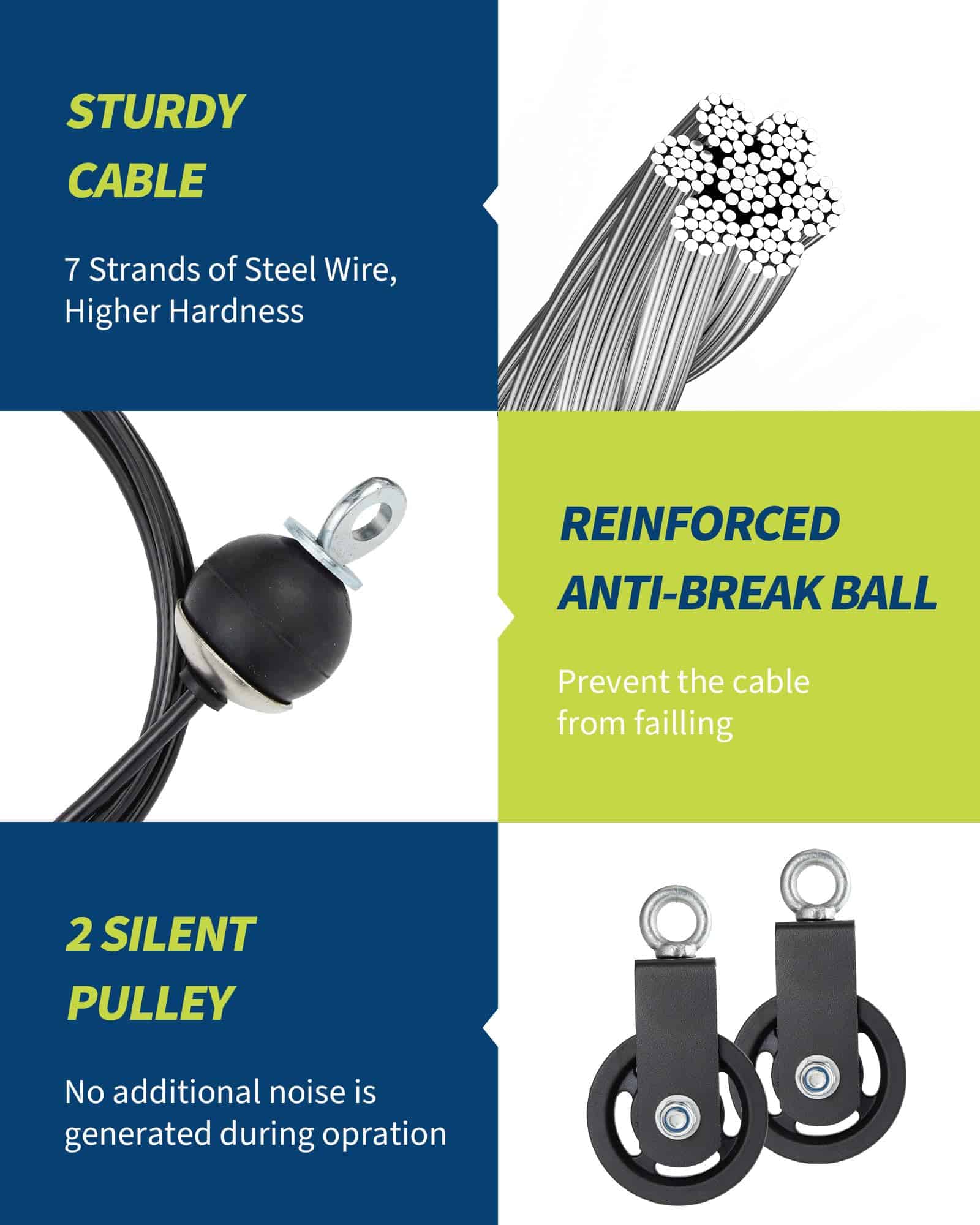 Sistema de Poleas para Gimnasio GarveeLife, Accesorios de - Imagen 4