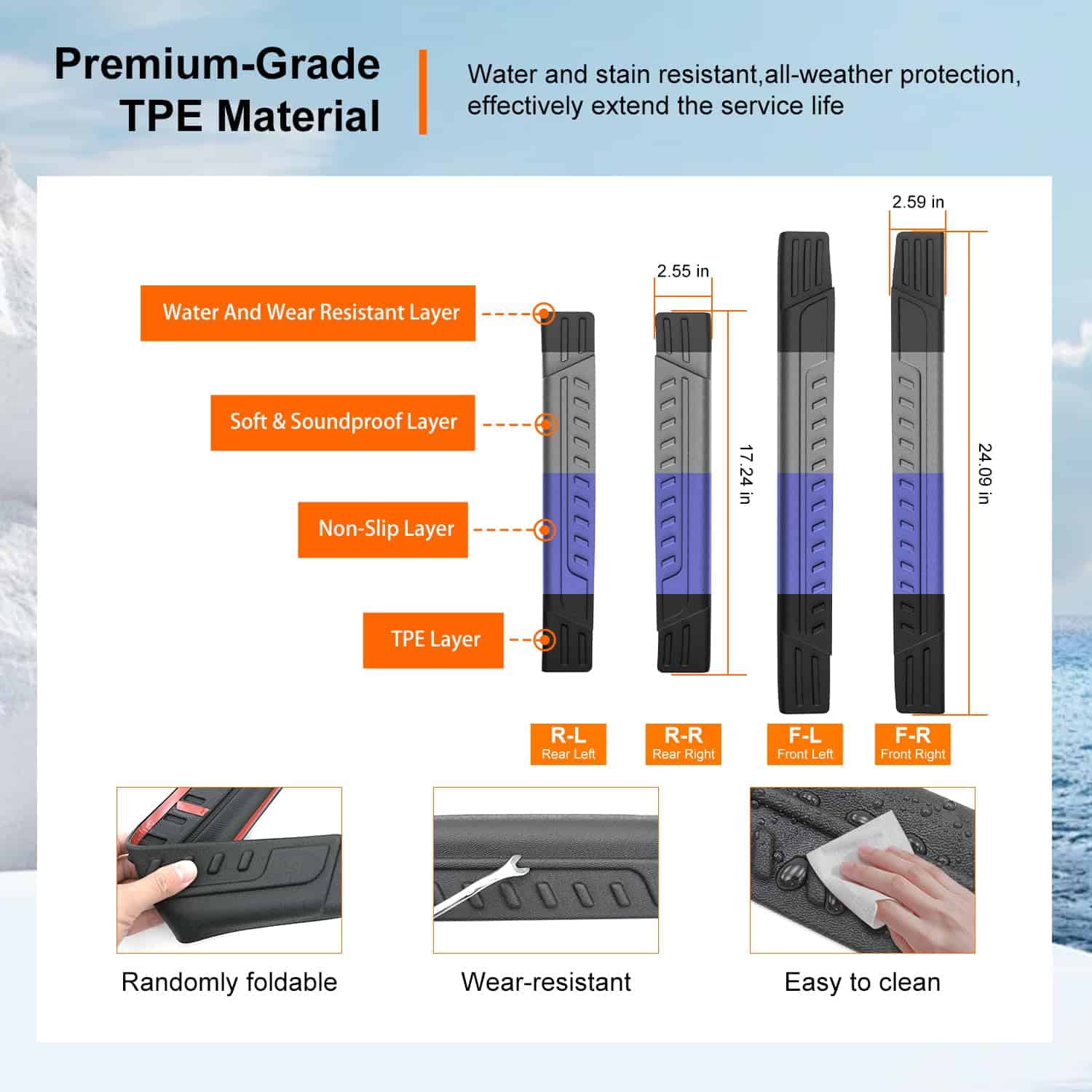 Protector de umbral de puerta powoq compatible con Kia - Imagen 6