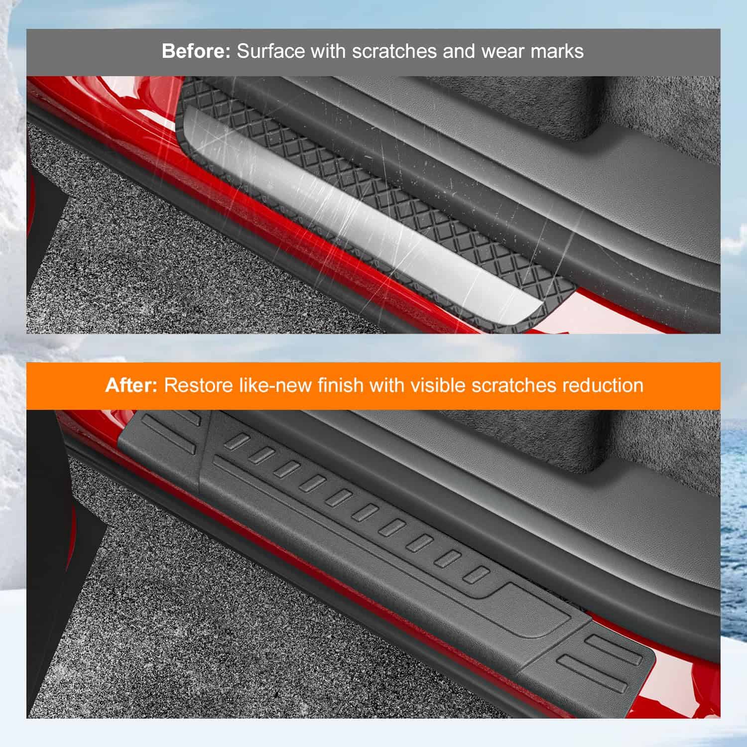 Protector de umbral de puerta powoq compatible con Kia - Imagen 4