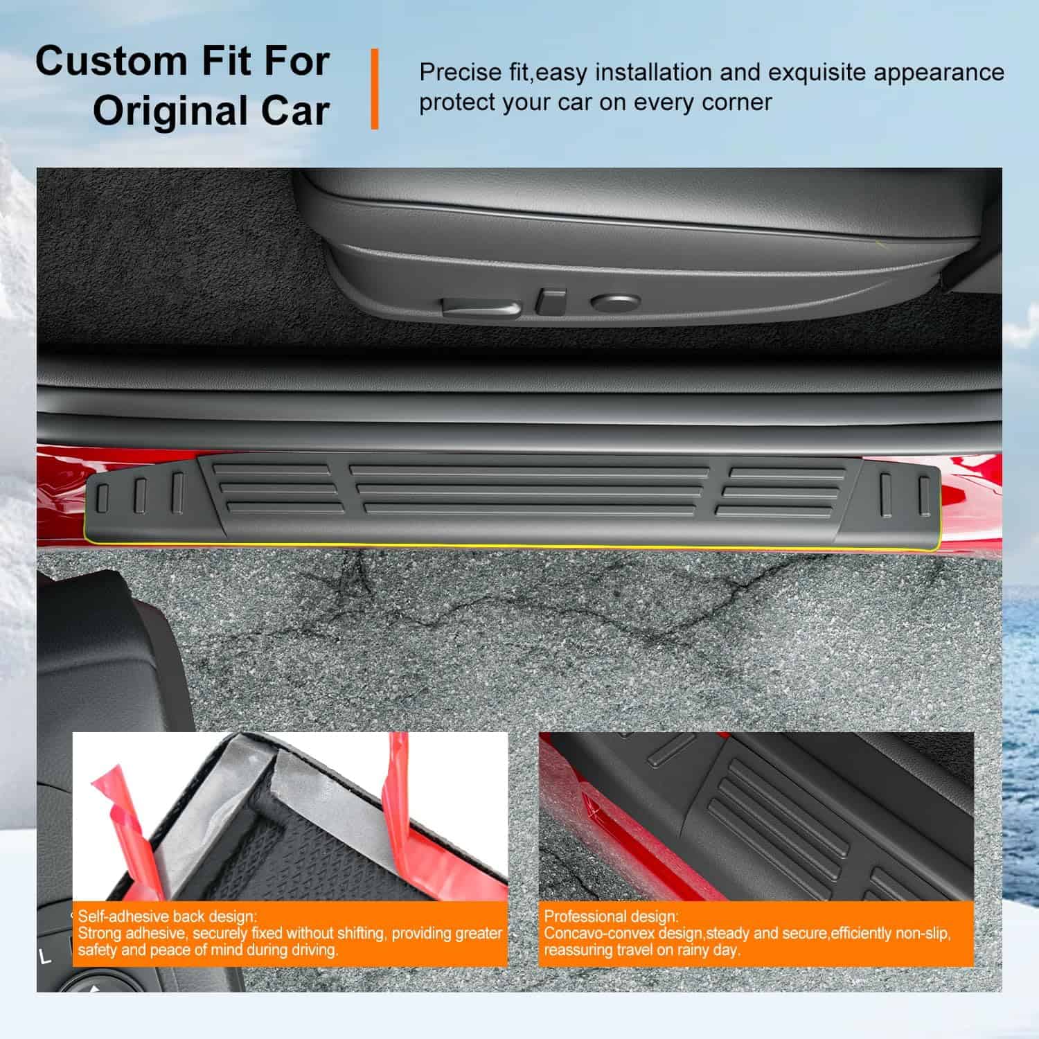 Protector de umbrales de puerta powoq Compatible con - Imagen 3