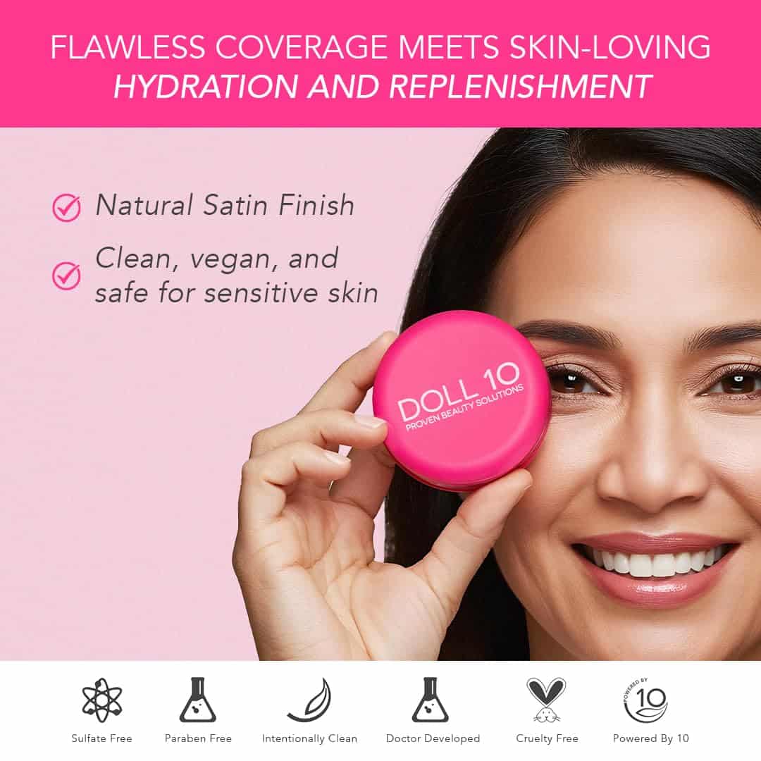 Base de Maquillaje Doll 10 Peptide Bounce -Profundo/Rico - Imagen 9