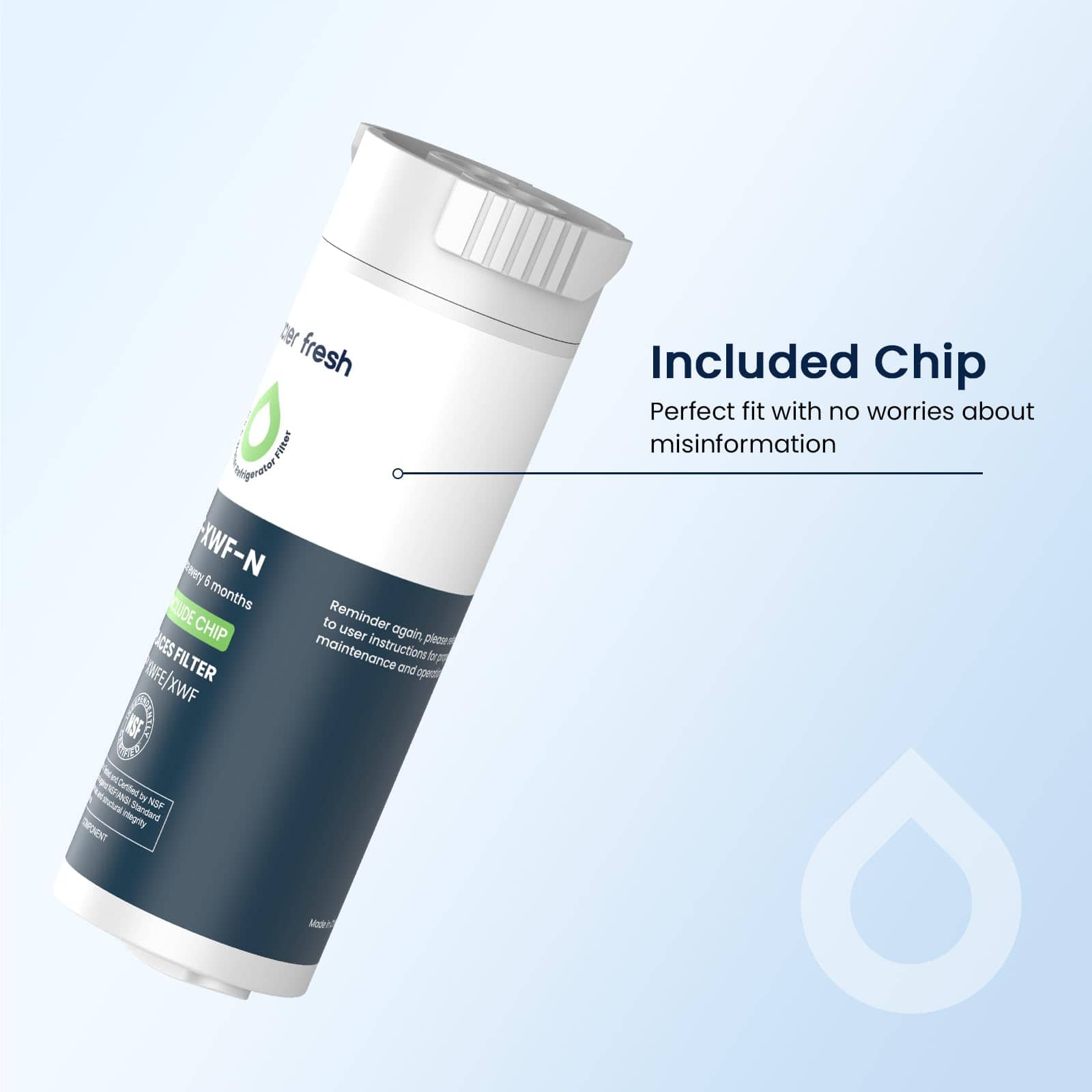 Filtro de agua GLACIER FRESH Compatible con -Blanco - Imagen 3