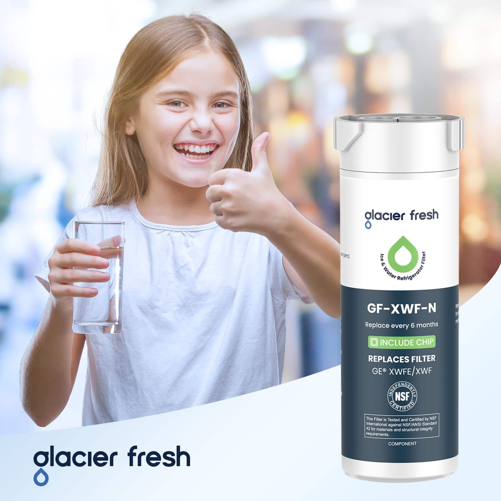 Filtro de agua GLACIER FRESH Compatible con -Blanco - Imagen 8