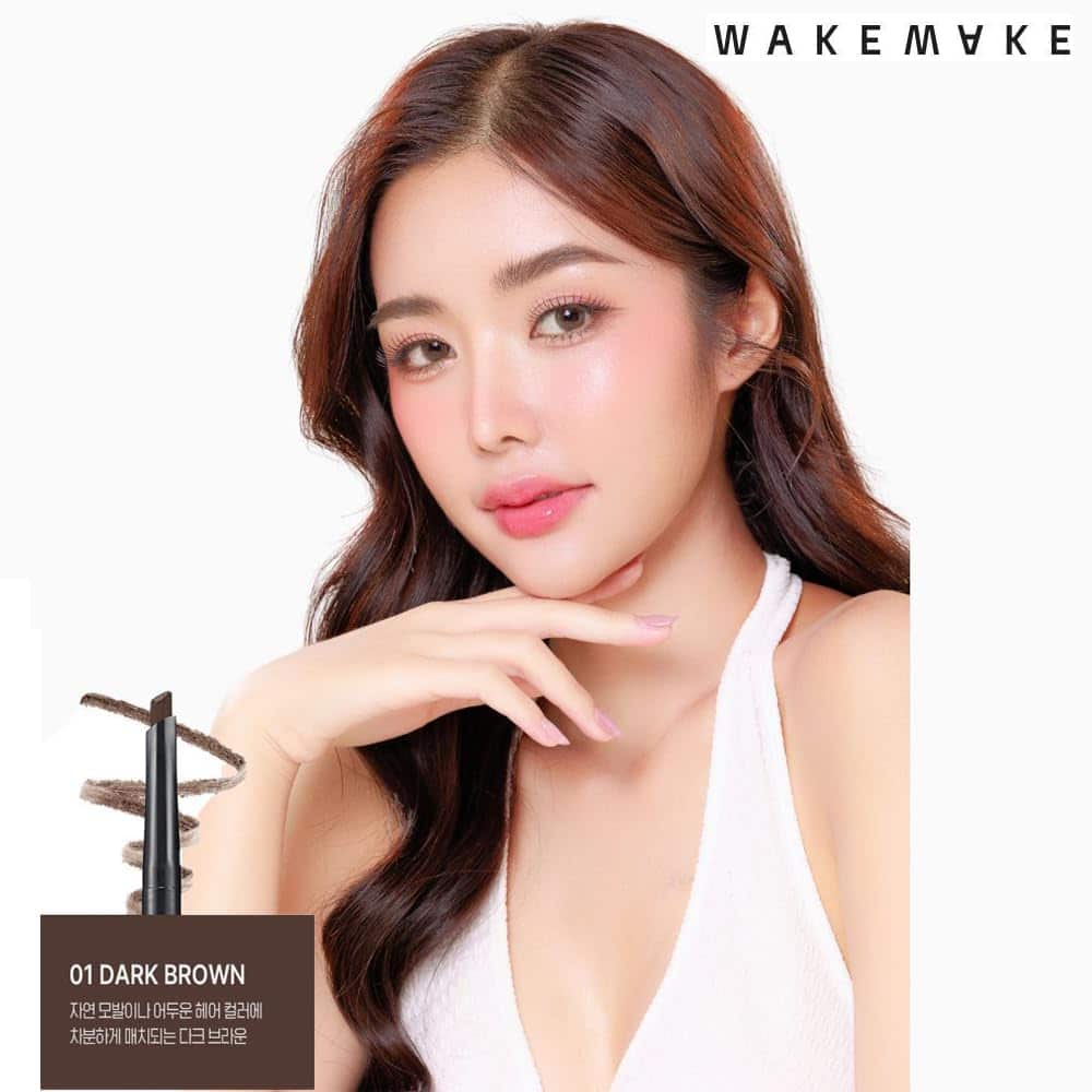 Wakemake Lápiz de Cejas Natural Duro, Lápiz de Cejas - Imagen 4