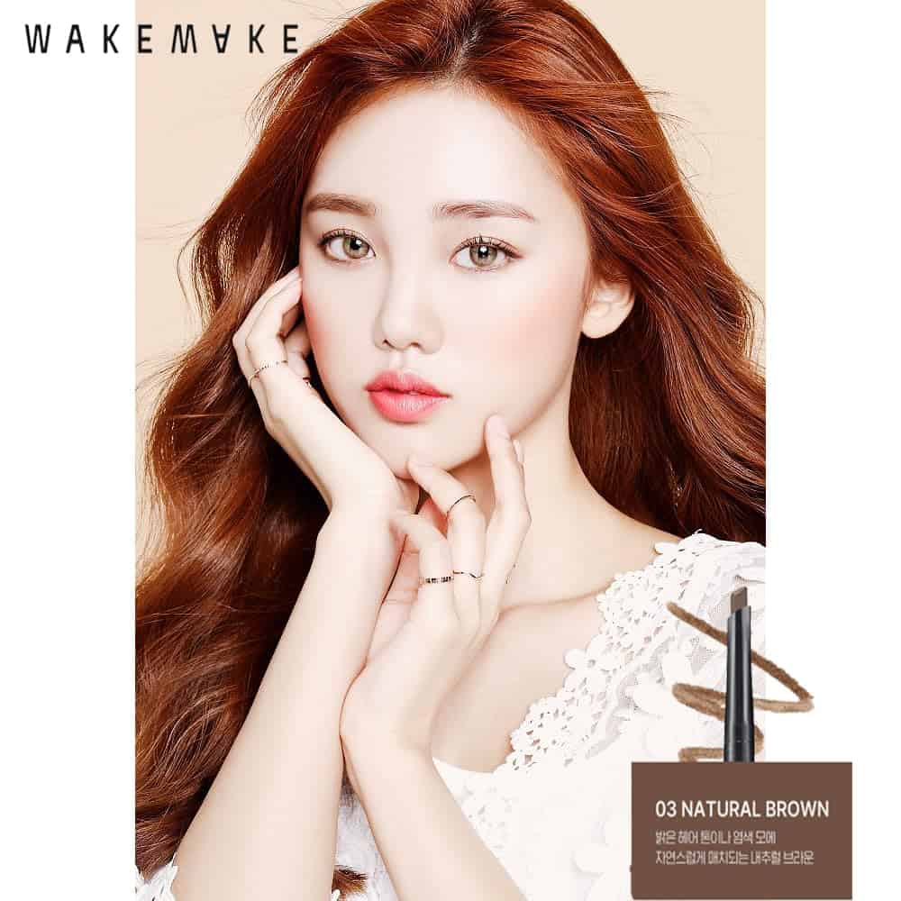Wakemake Lápiz de Cejas Natural Duro, Lápiz de Cejas - Imagen 5