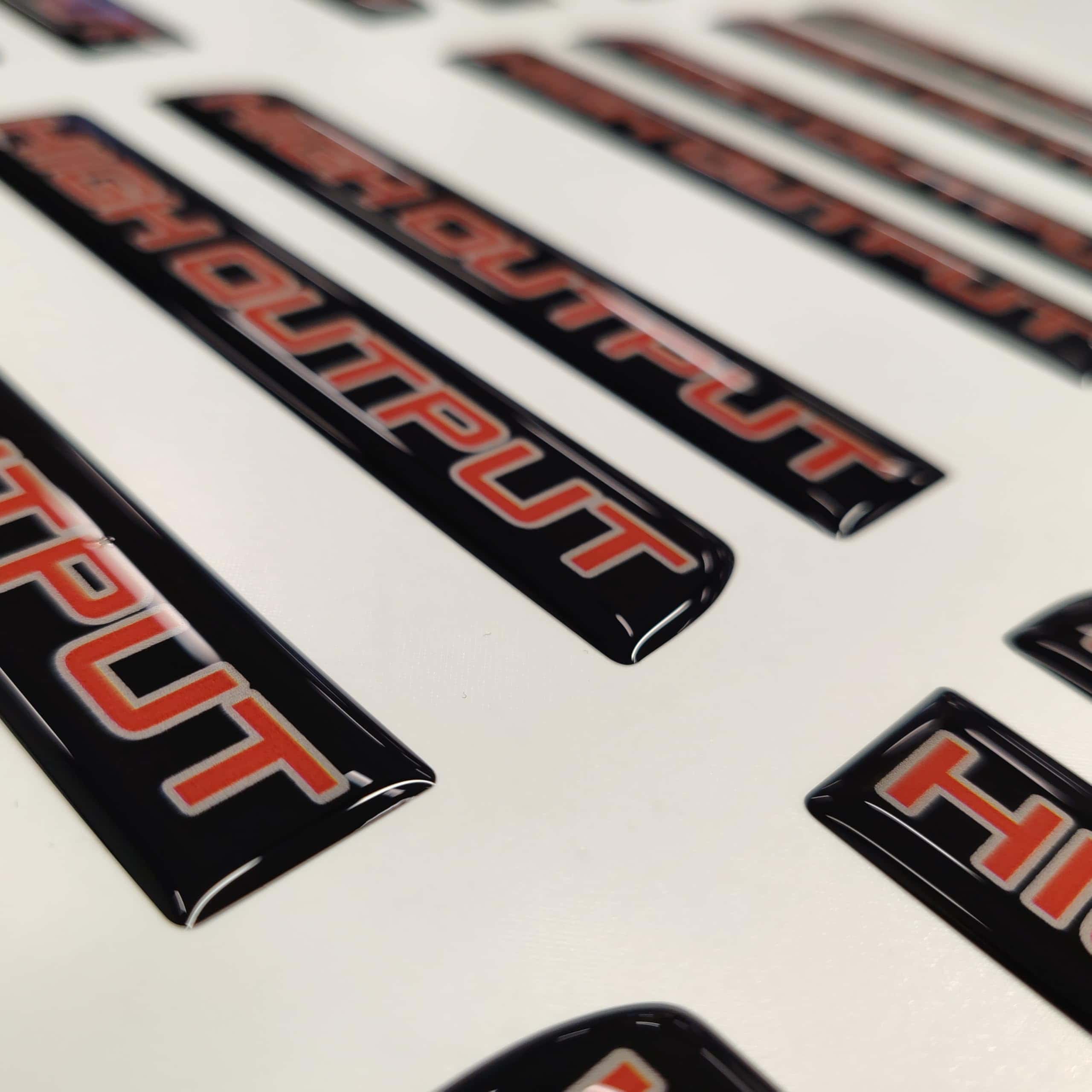 Calcomanías de reemplazo 3D Tremor 411 para defensas - Imagen 5