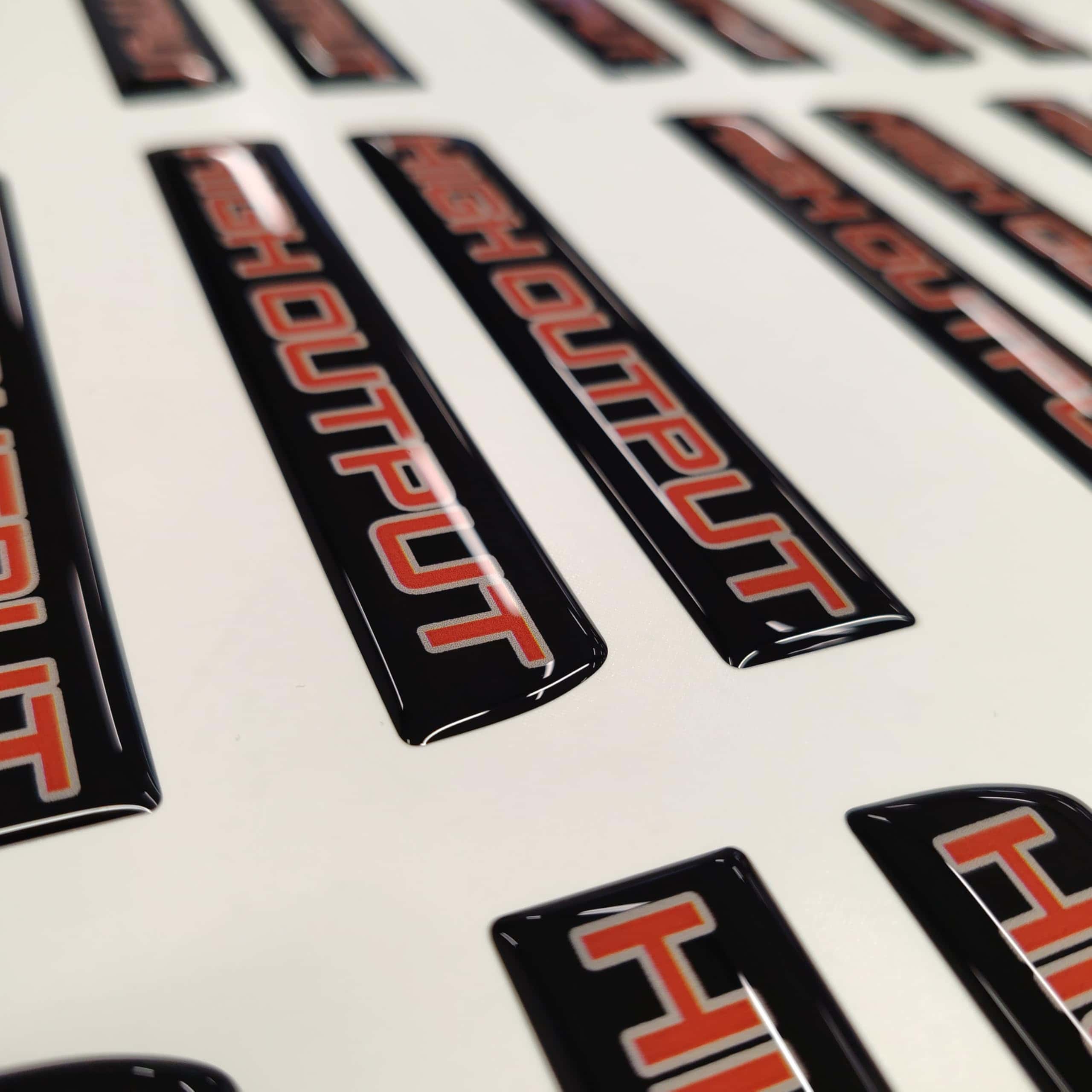 Calcomanías de reemplazo 3D Tremor 411 para defensas - Imagen 3