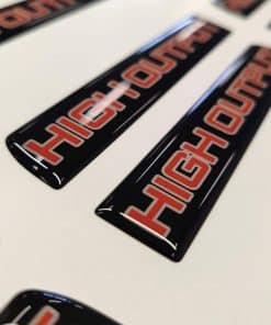 Calcomanías de reemplazo 3D Tremor 411 para defensas