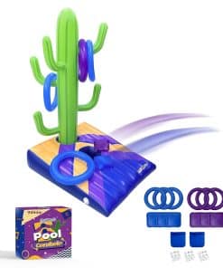 Juego de Cornhole Inflable 2 en 1 Nattork - -Ámbar Morado