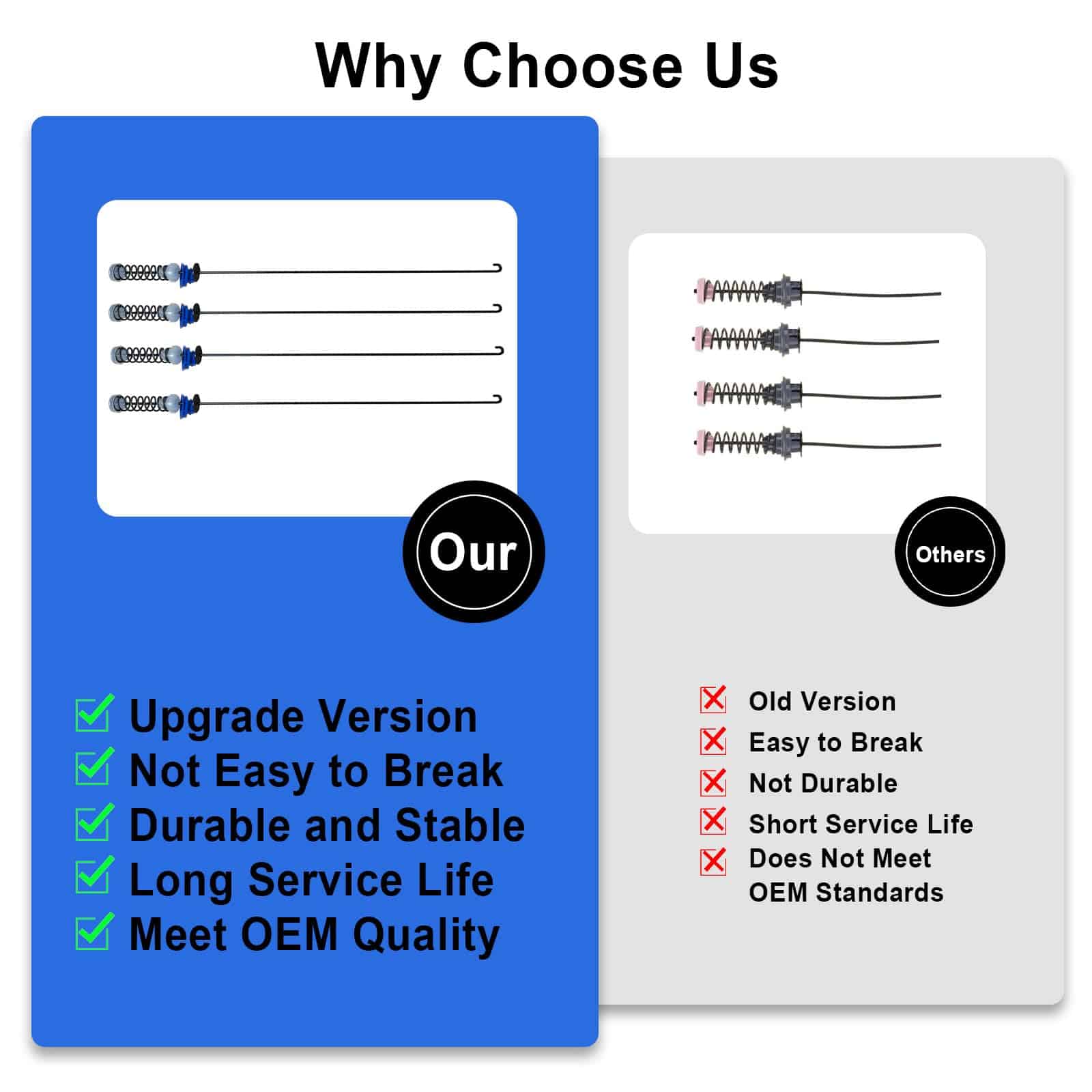 Kit de Varillas de Suspensión W10440786 Compatible con - Imagen 8