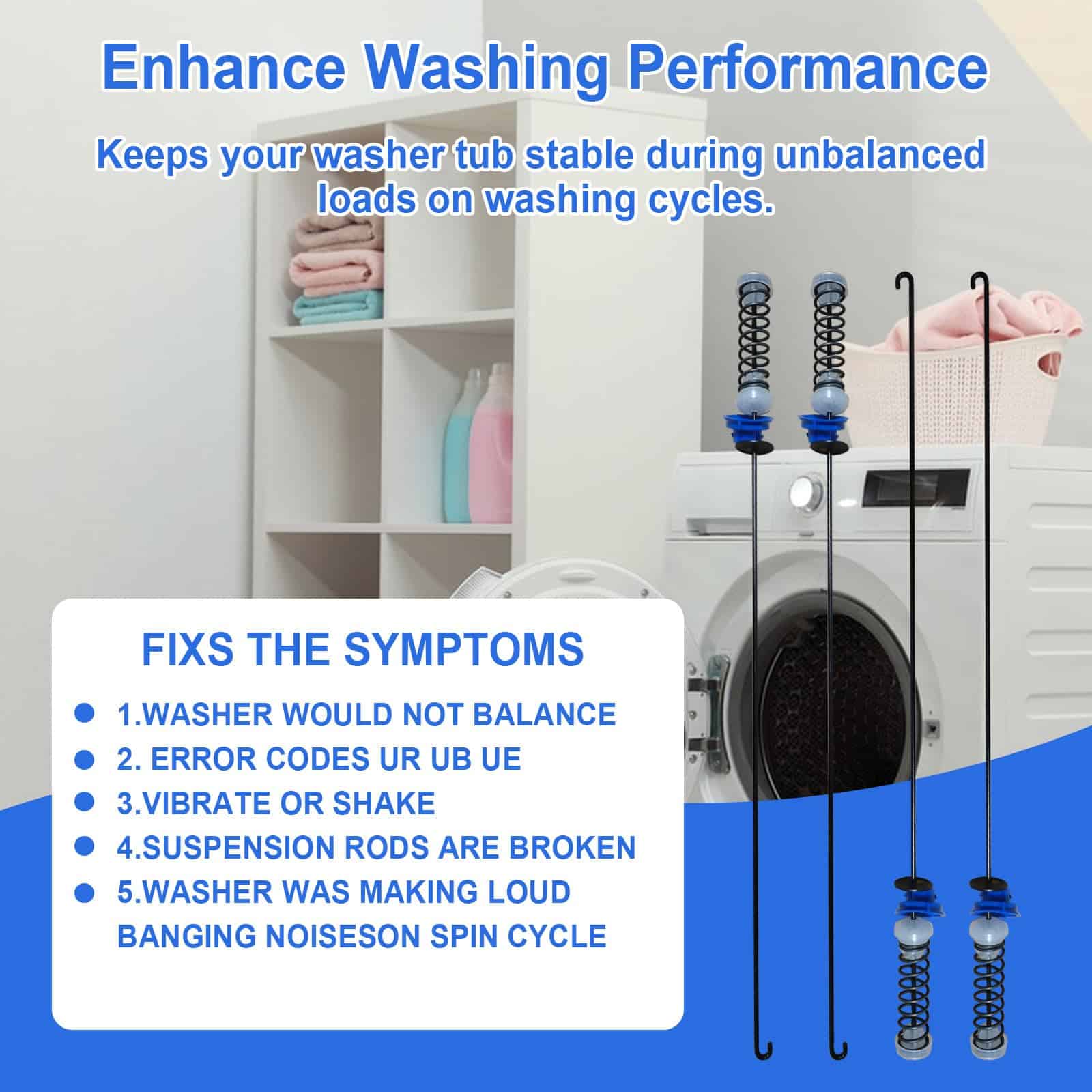 Kit de Varillas de Suspensión W10440786 Compatible con - Imagen 6