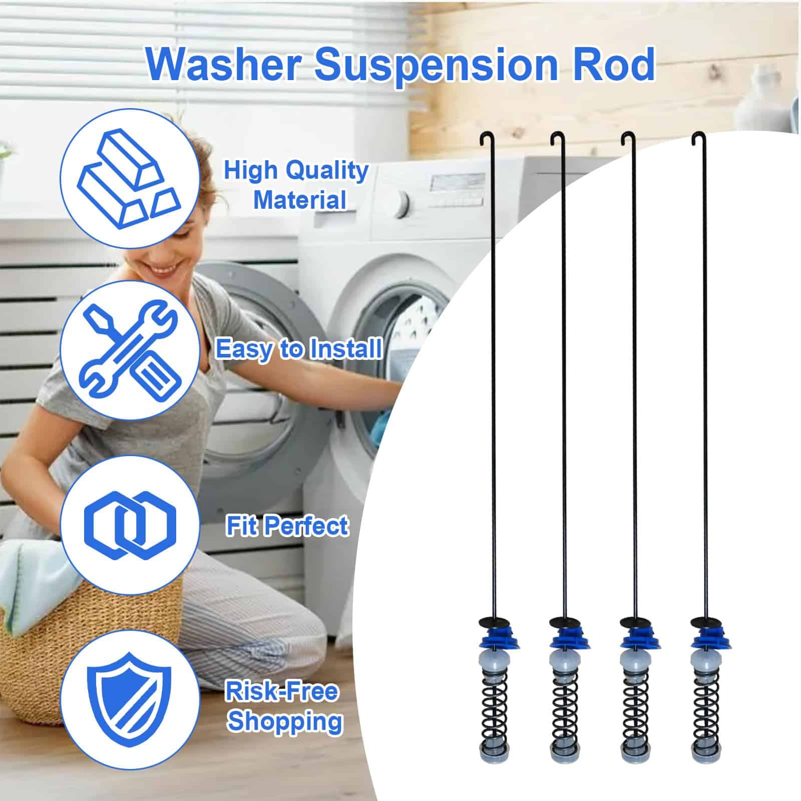 Kit de Varillas de Suspensión W10440786 Compatible con - Imagen 7