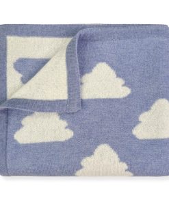 Manta para Bebé 100% Cachemira Jet&Bo - Diseño Nubes �El