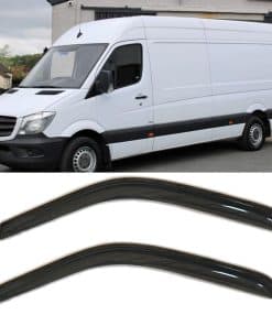 2pcs Deflectores de viento para ventanas laterales