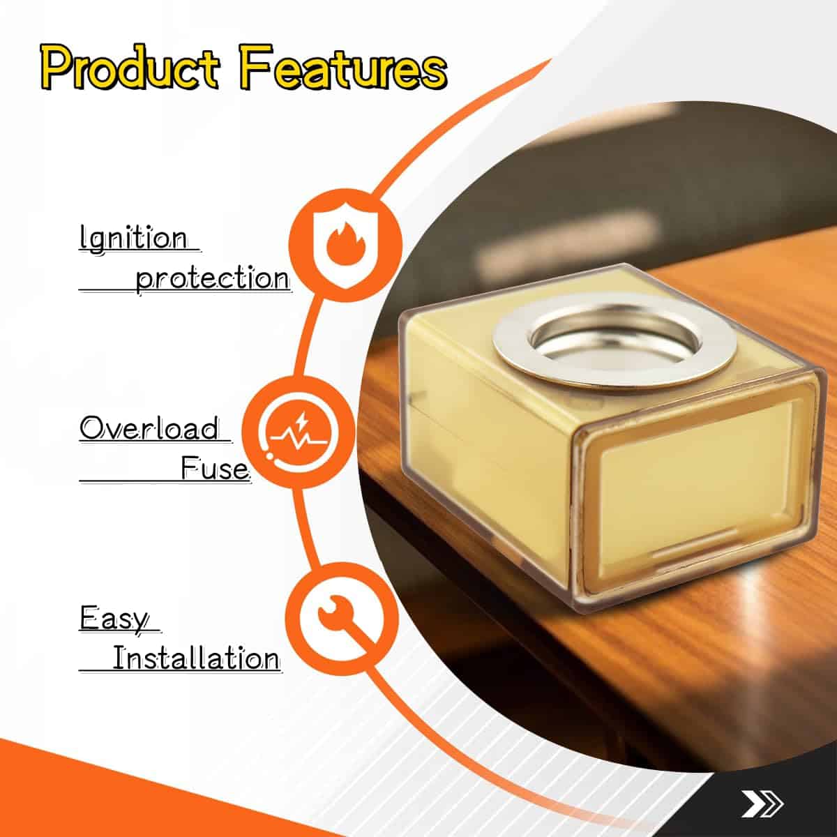 Fusible de 500 Amperios (MRBF) 32V DC Máx IP66 Impermeable - Imagen 5