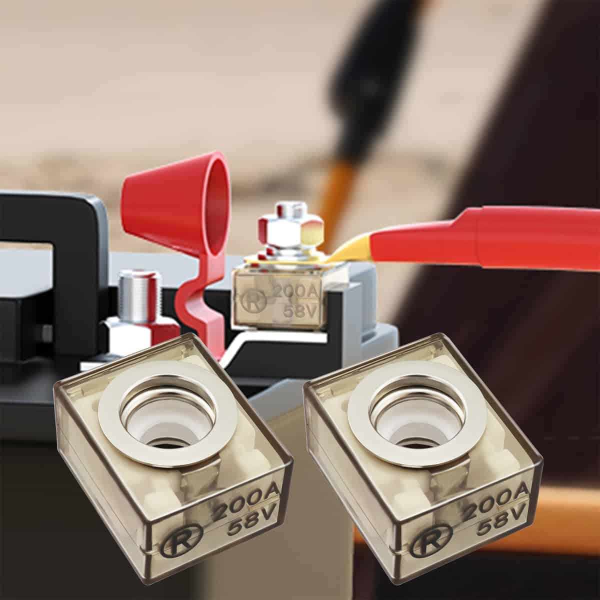 Fusible de 500 Amperios (MRBF) 32V DC Máx IP66 Impermeable - Imagen 8