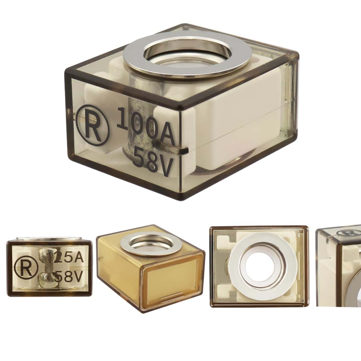 Fusibles Terminales MRBF, 100Amp 58V DC, Máx IP66, Fusible - Imagen 7