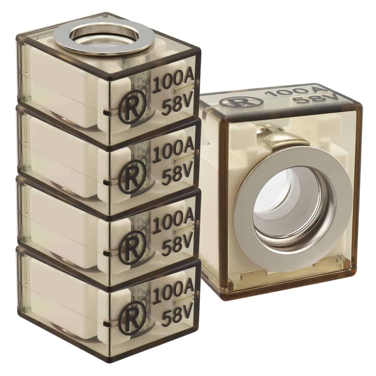 Fusibles Terminales MRBF, 100Amp 58V DC, Máx IP66, Fusible