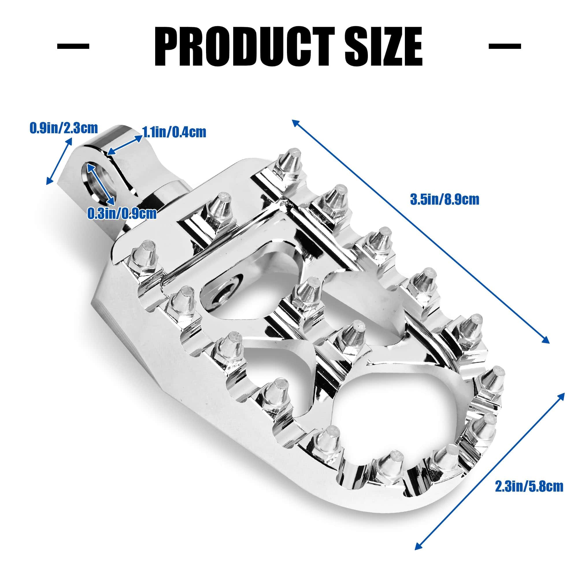 KAMIYONG Pasos de pie para motocicleta CNC Offroad Pedal de - Imagen 3