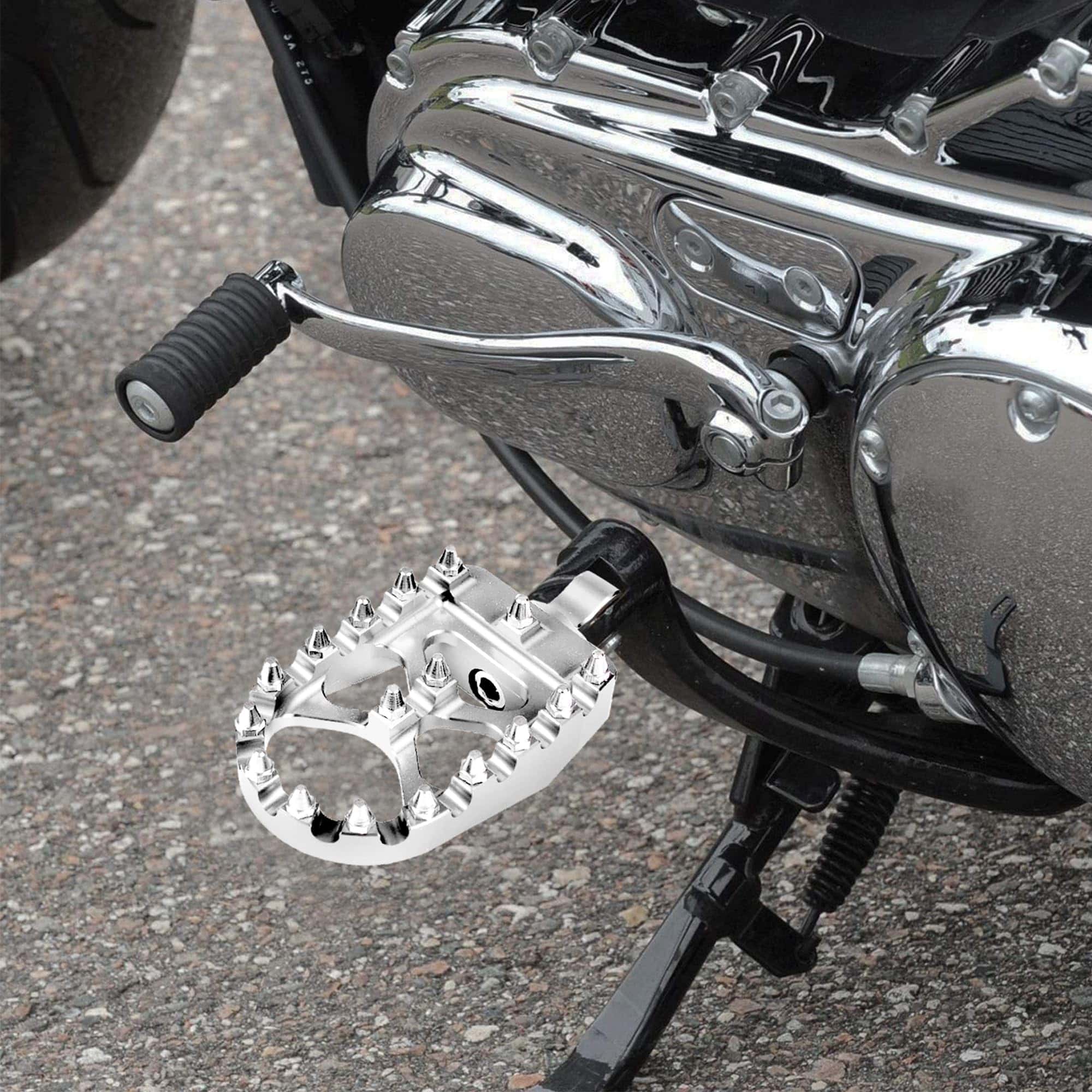 KAMIYONG Pasos de pie para motocicleta CNC Offroad Pedal de - Imagen 8