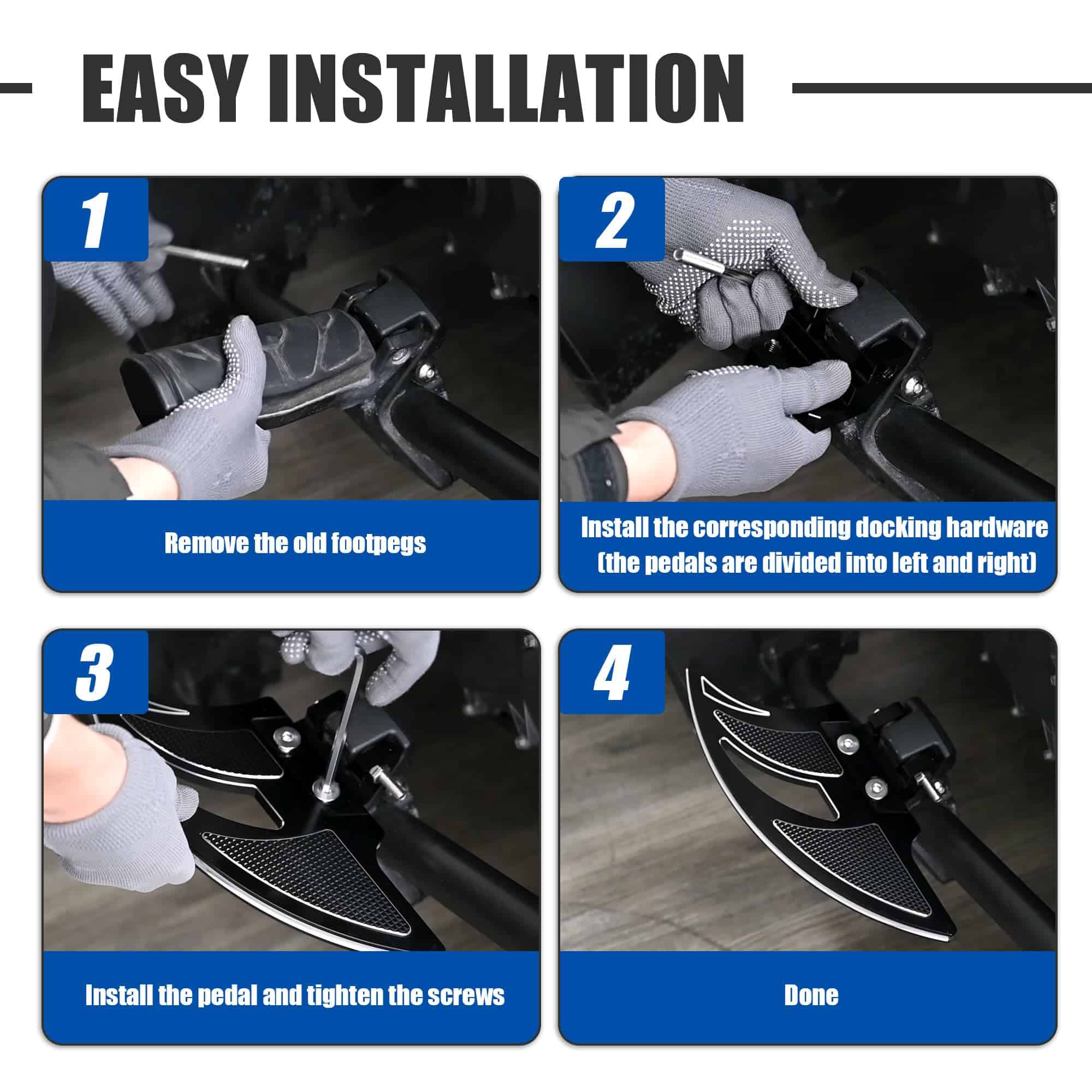 Pegs de conductor KAMIYONG de aluminio en forma de - Imagen 8