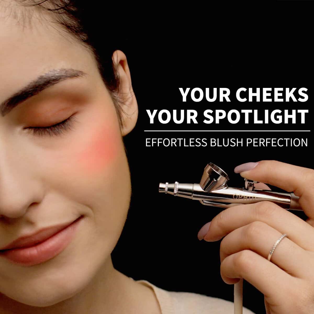 Kit de Maquillaje con Aerógrafo OPHIR 13x, Rubor con - Imagen 7