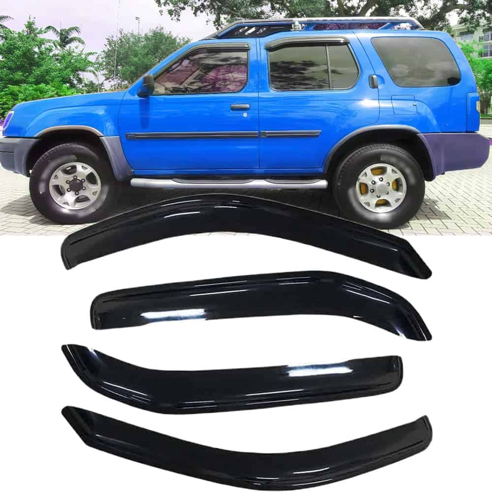 CITYHOT Original 4pcs Deflectores de Ventana de Capucha