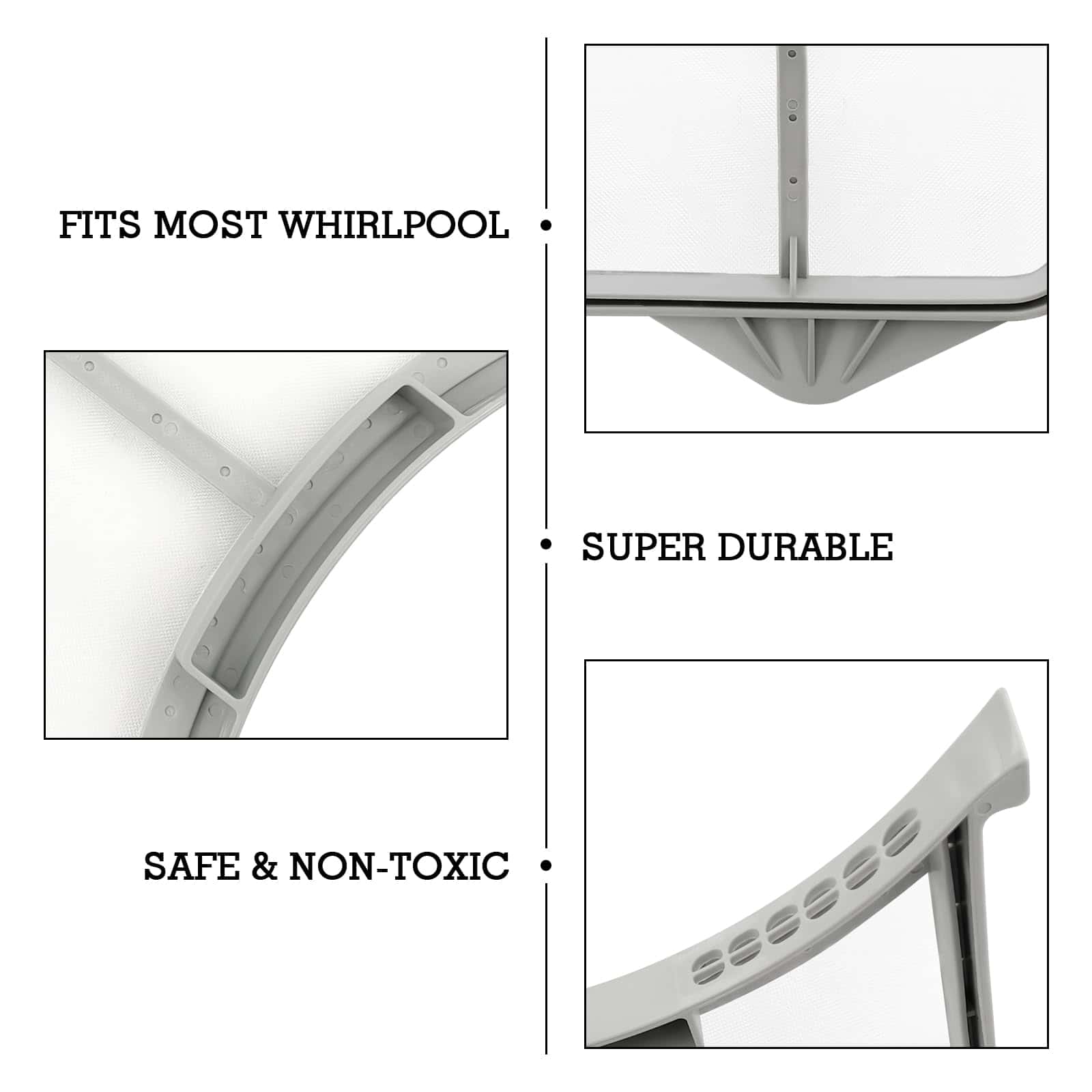 Filtro de pelusas para secadora W10516085, compatible con - Imagen 6