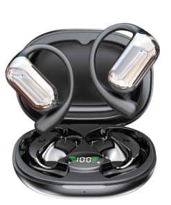 EUQQ Audífonos Bluetooth 5.4 de Oreja Abierta, Auriculares