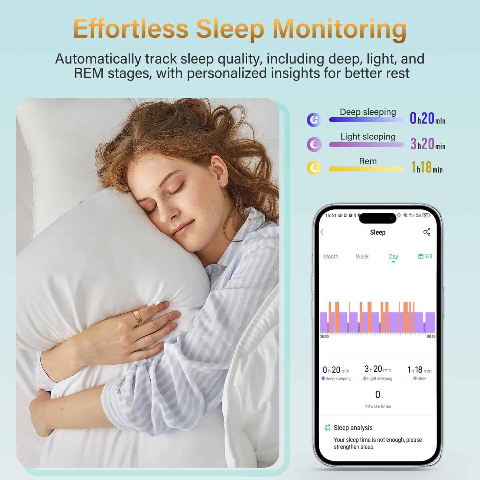 Anillo Inteligente de Fitness para Hombres y Mujeres - - Imagen 4