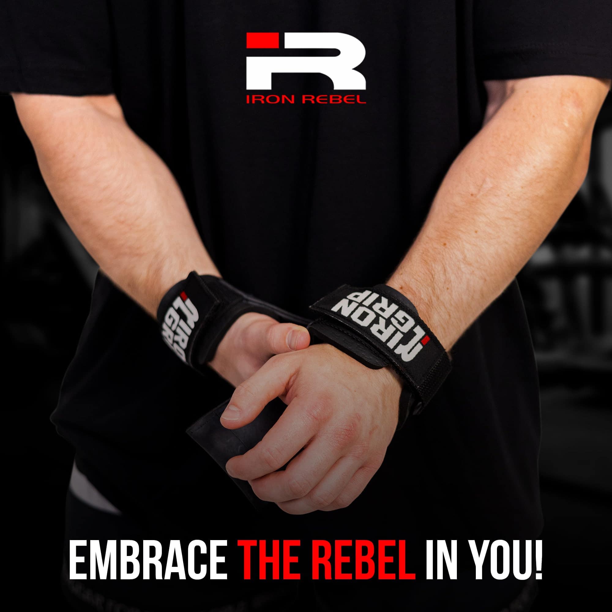 Iron Rebel Iron Grip Wrist Wraps, Protector de Muñeca - Imagen 8