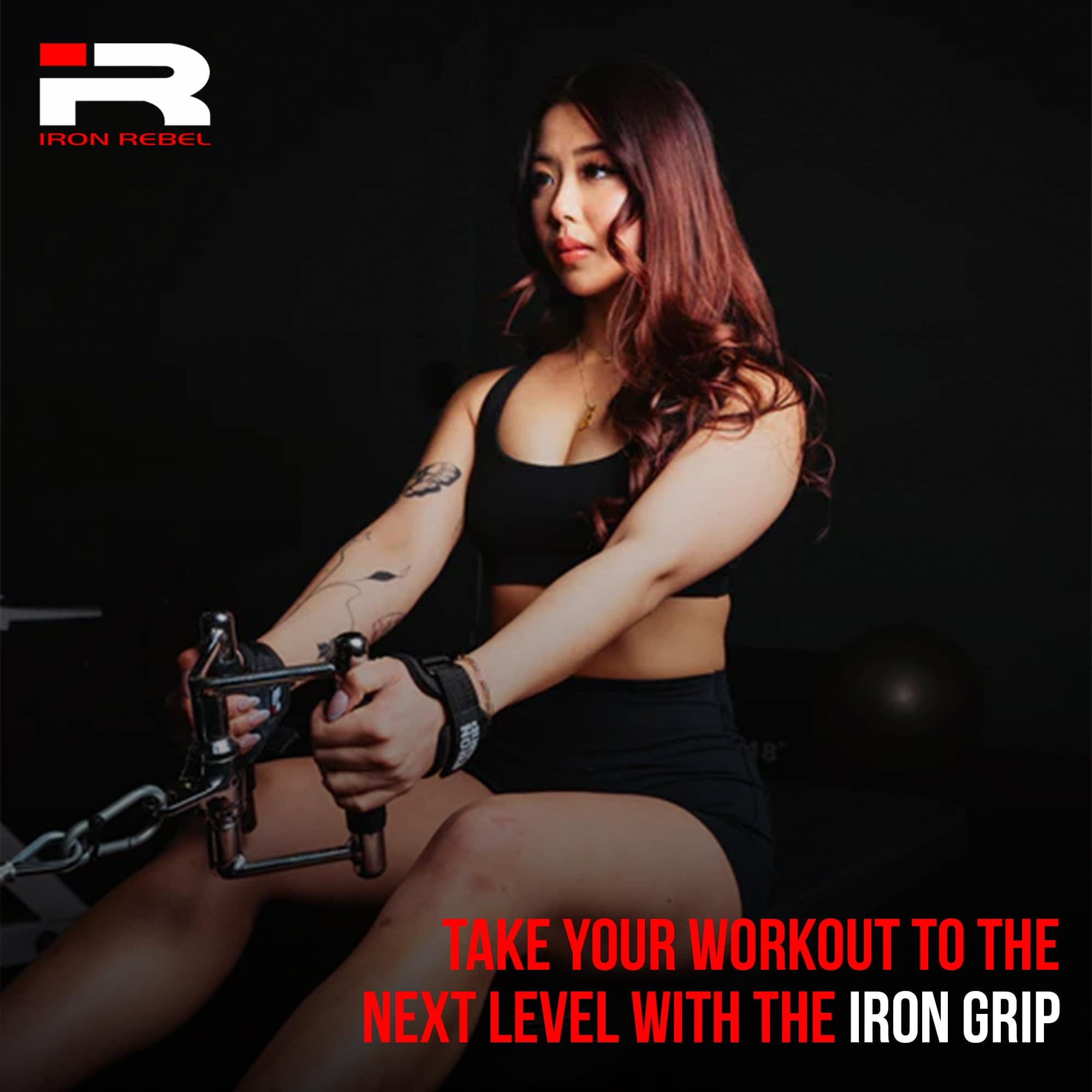 Iron Rebel Iron Grip Wrist Wraps, Protector de Muñeca - Imagen 7