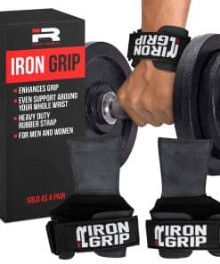 Iron Rebel Iron Grip Wrist Wraps, Protector de Muñeca
