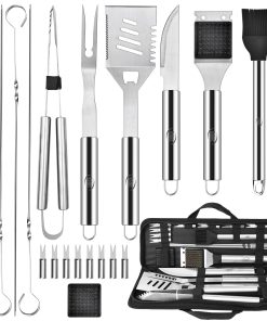 Set de Accesorios para Parrilla Kaluns, -Acero inoxidable