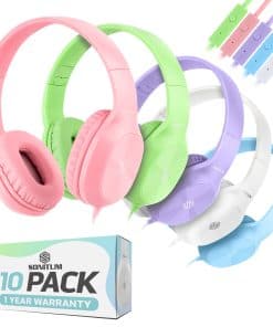 Audífonos para salón de clases - Paquete de 25, con