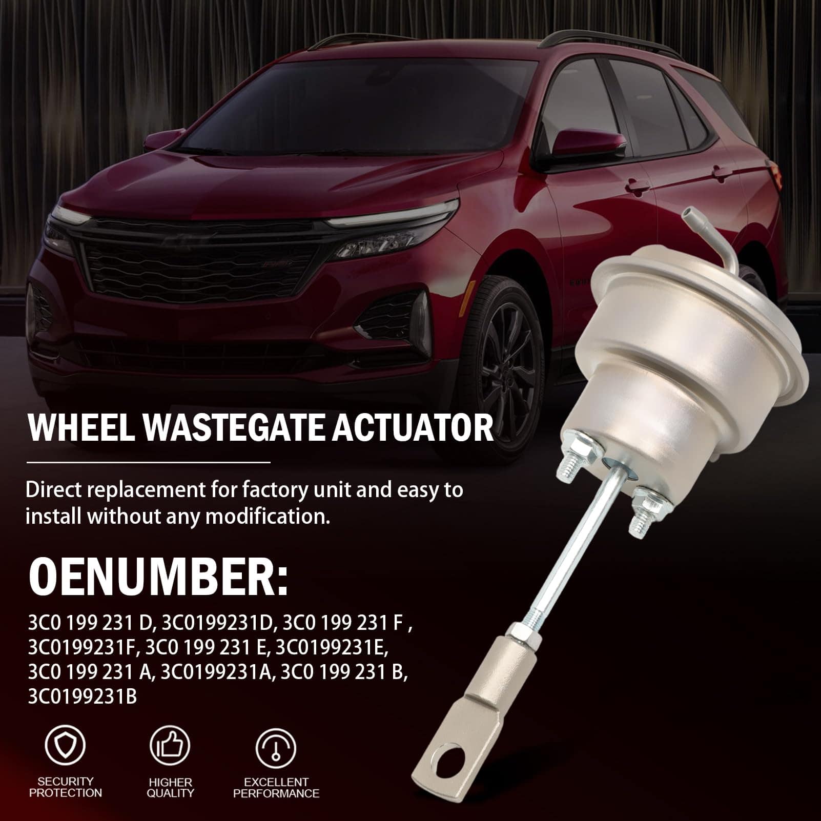 Actuador de la Wastegate del Turbo 12679396 para Equinox - Imagen 3