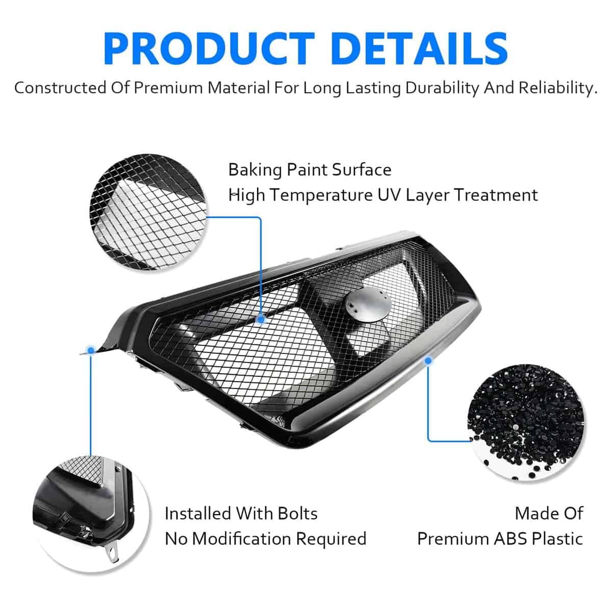 Parrilla delantera estilo deportivo OSNLEW compatible con - Imagen 5